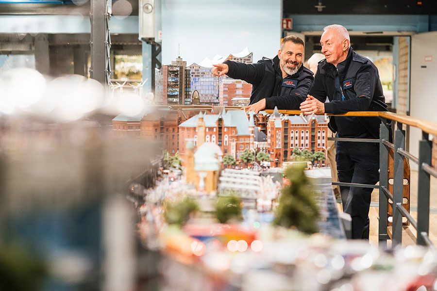 Mitarbeiter bei Kunde Miniaturwunderland in Hamburg